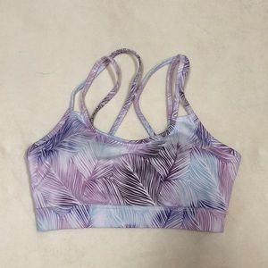 GAIAM MULTICOLORED SPORTS BRA!